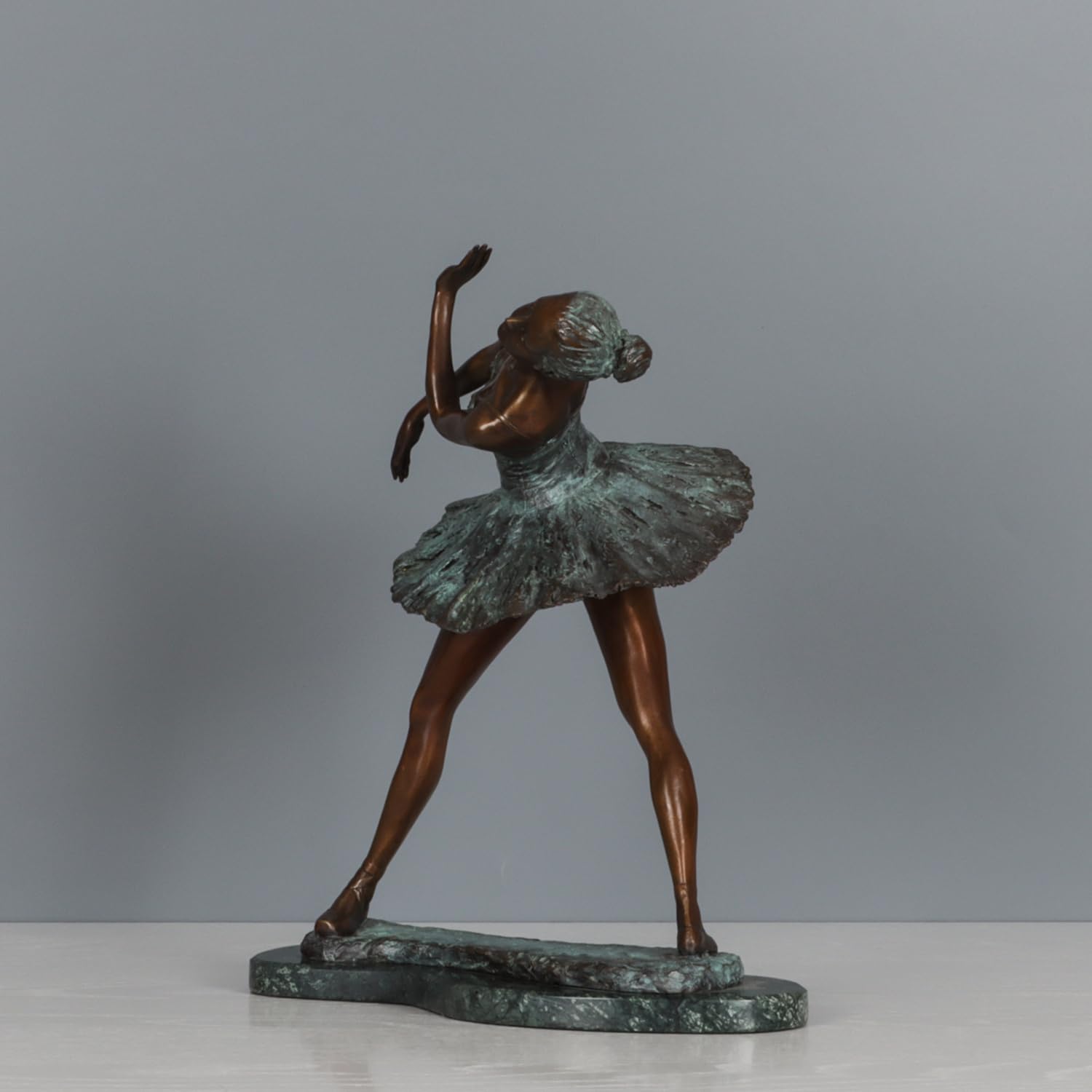 Amazon.co.jp: ブロンズバレリーナ像彫刻モダンダンスガールアート